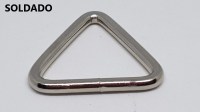 Anilla de hierro soldado triangulo 3cm