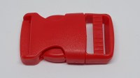 cierre hebilla mochila rojo 25mm
