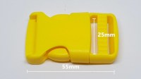 hebilla amarilla 25mm mochila